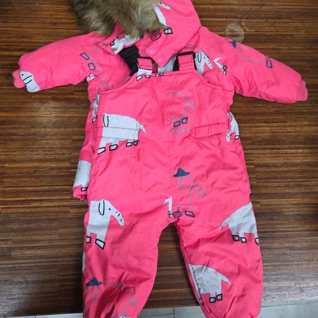 밀크마일 키즈 스키복 세트 90