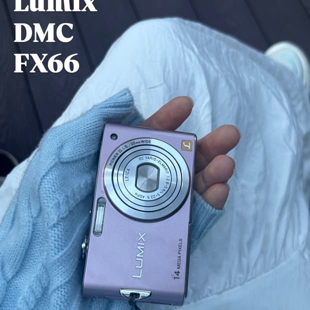 파나소닉 루믹스 DMC FX66 연핑크 (직찍 작례포함)
