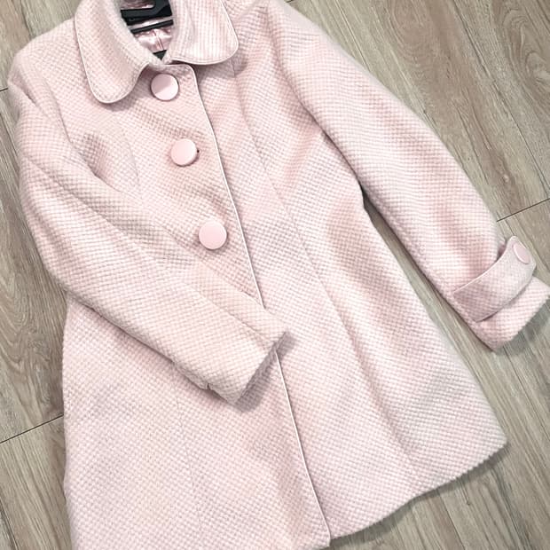 cool pink ribbon coat 리본 코트 