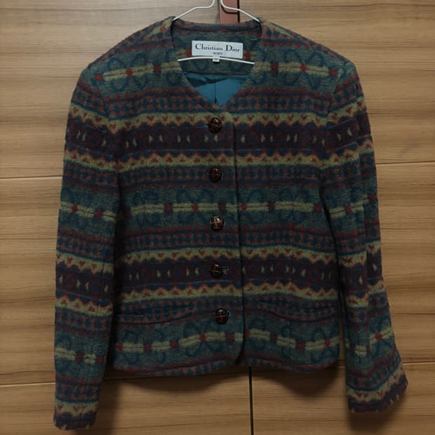 빈티지 디올 울자켓