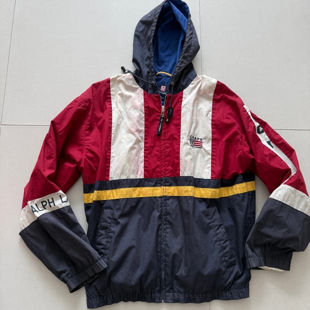 90s 폴로 챕스 랄프로렌 올드스쿨 빈티지 후드집업
