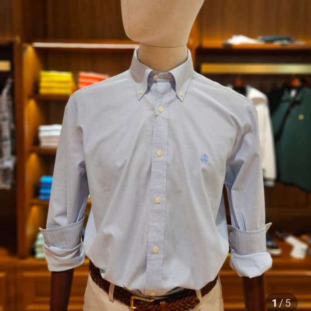 [브룩스브라더스] 논아이론 옥스포드셔츠 레귤러핏 L