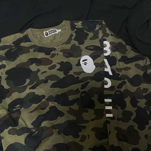 베이프 1st 카모 롱슬리브 L