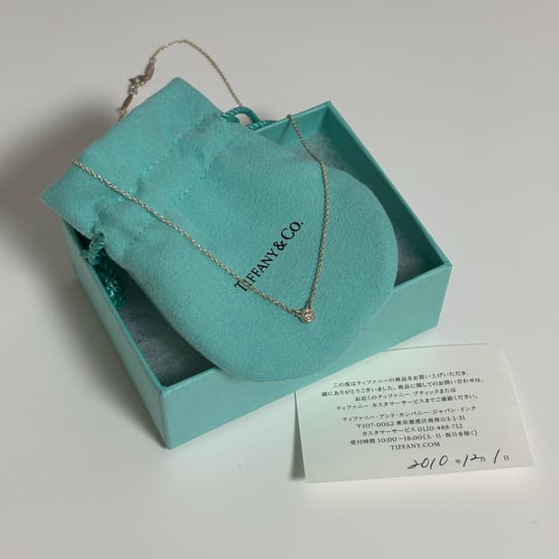 티파니앤코 엘사 퍼레티 실버 다이아 목걸이