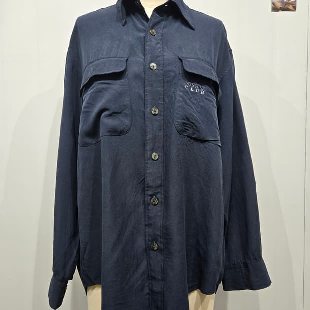 미쏘니 클럽 네이비 긴팔 셔츠