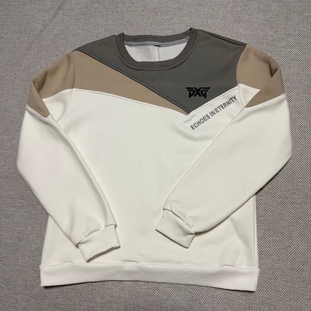 PXG 배색 맨투맨