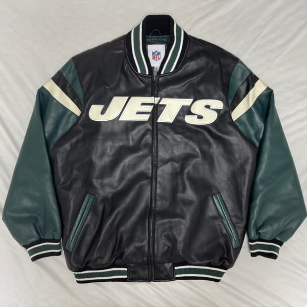 NFL New York JETS 레더 스타디움 점퍼
