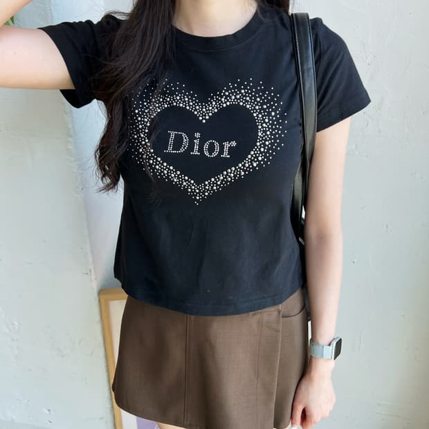 [christiandior] 디올 비즈 티셔츠