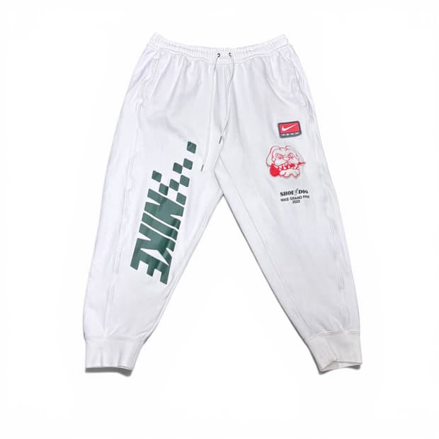 2XL 나이키 화이트 슈독 스웻 조거팬츠