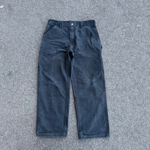 OG 칼하트 B11 BLK 싱글니 카펜터팬츠