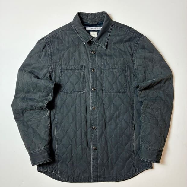 시리즈 20FW 피그코팅 웨이브 퀼팅 아우터 셔츠 PN8924