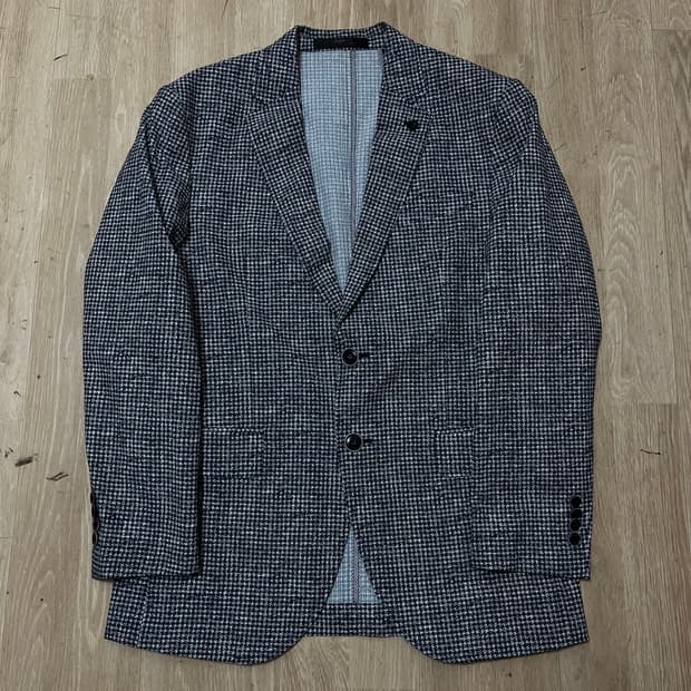 지이크 파렌하이트 싱글 체크 블레이저 자켓 L/100