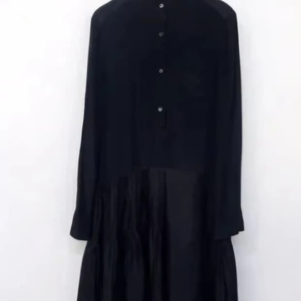 마르니 블랙  원피스  실크