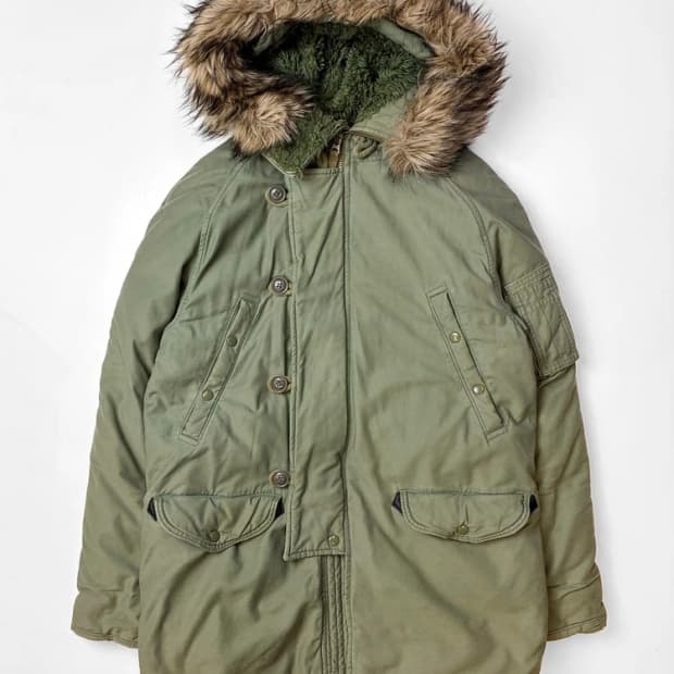 Denim Supply 올리브 N-38 덕 다운 파카 PN5470