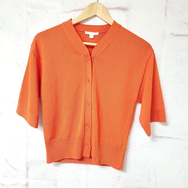 COS 반팔 니트 가디건