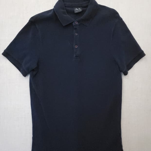A|X 아르마니 익스체인지 네이비 반팔 폴로티 m