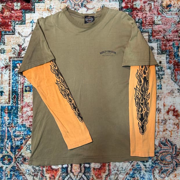 [XL] 할리데이비슨 레이어드 롱슬리브