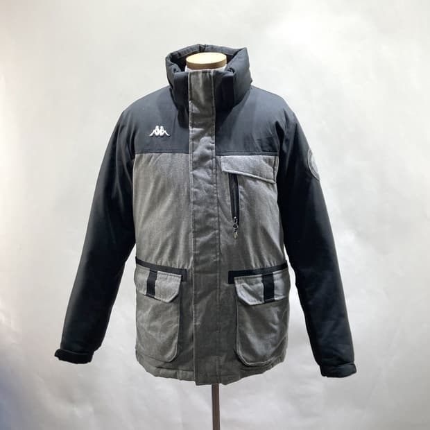 카파 남성덕다운패딩집업자켓 그레이 M