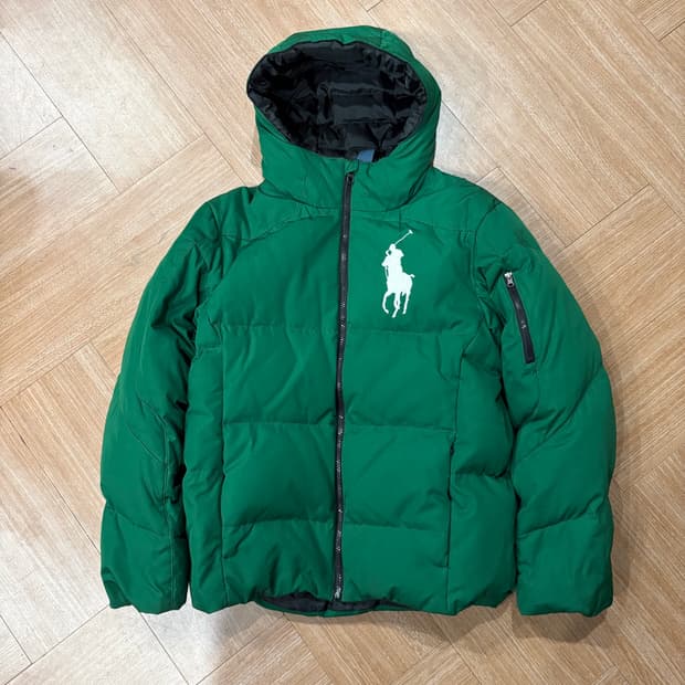 폴로 바이 랄프로렌 빅포니 딥그린 덕다운 푸퍼 자켓