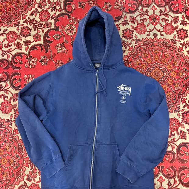 Stüssy Graphic Zip-up Hoodie