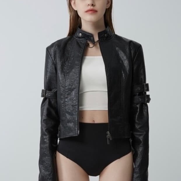 보헤미안서울 투웨이 레더 자켓