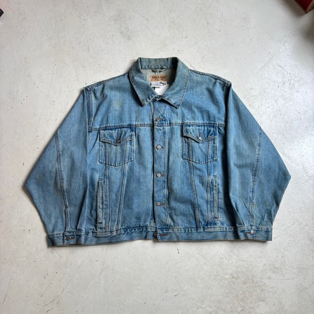 00s 랭글러 HERO 빈티지 트러커 데님자켓 3XL