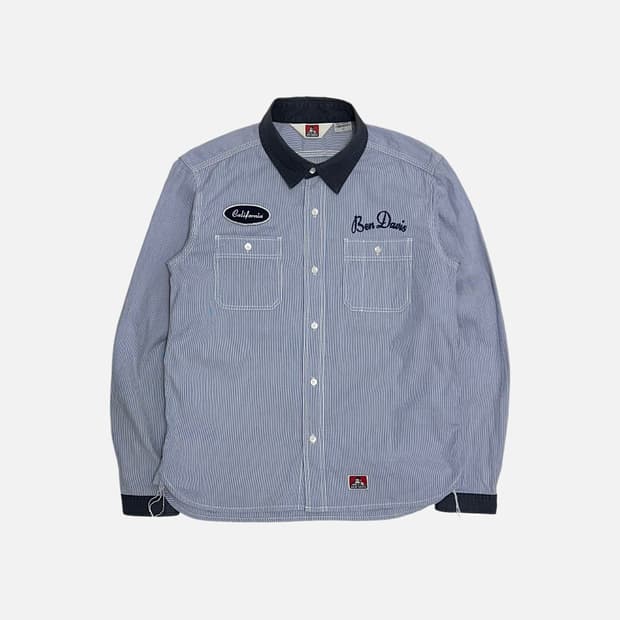 벤데이비스 스트라이프 워크 셔츠