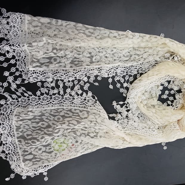 모리걸 레이스 스카프