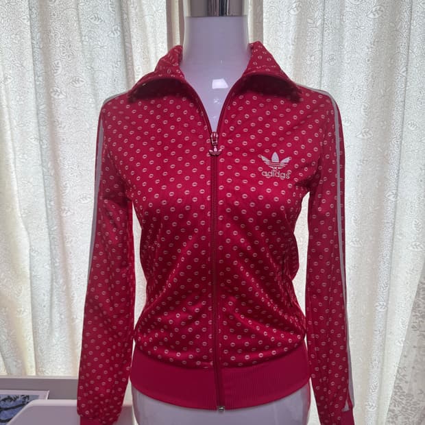 Adidas Firebird track top lips jersey