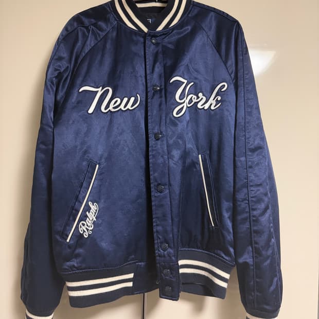 폴로 mlb 바시티 자켓 m