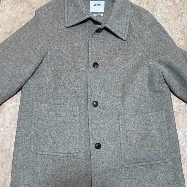 [사이즈L] 미쏘 하프코트 베이지