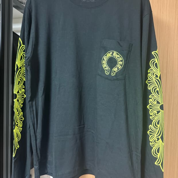 크롬하츠 홀스슈 로고 롱슬리브