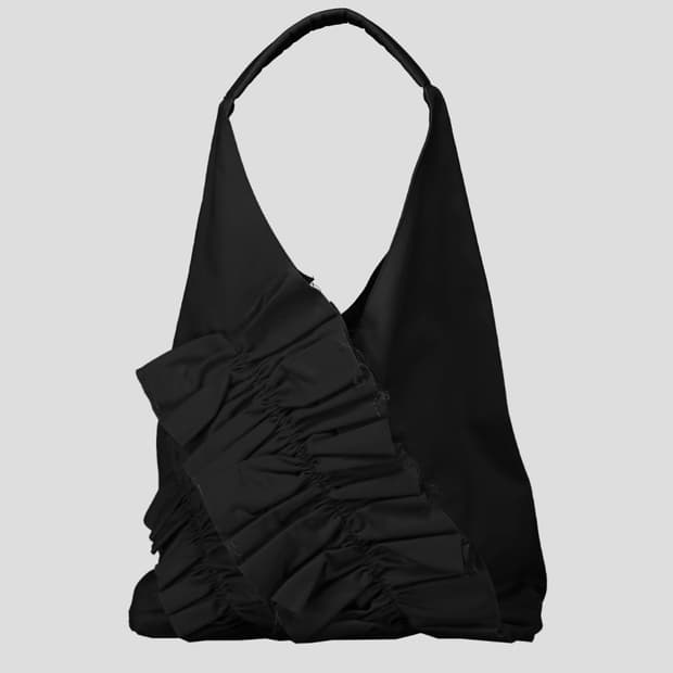 생긴스튜디오 코튼 오리가미 러플백