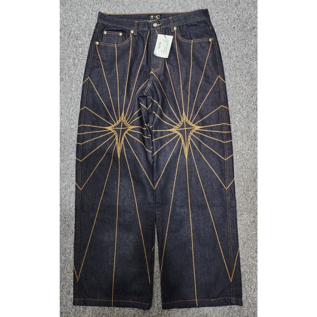 떠그클럽 체인 스티치 인디고 데님 팬츠 청바지 3사이즈