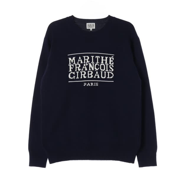 마리떼 프랑소와 저버 클래식 빅 로고 니트 L