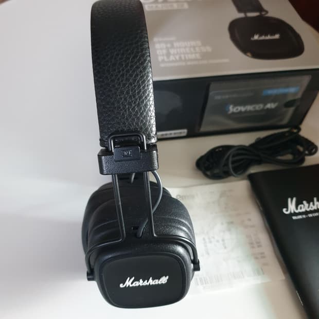 마샬 메이저4 블루투스 헤드폰