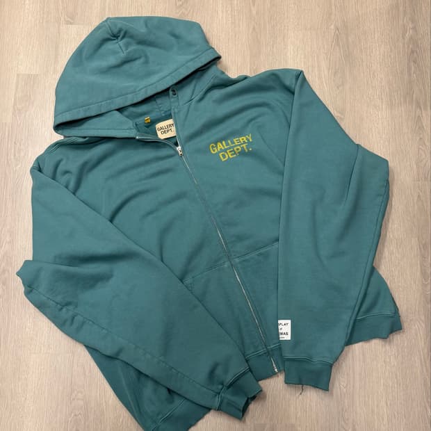 갤러리디파트먼트 90s 후드집업 빈티지 틸 xl a