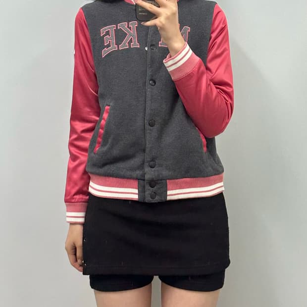 00s 나이키 스펠아웃 배색 스타디움 자켓