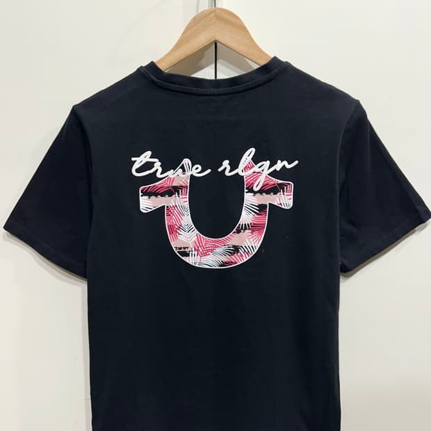 트루릴리젼 로고 프린팅 반팔 티셔츠