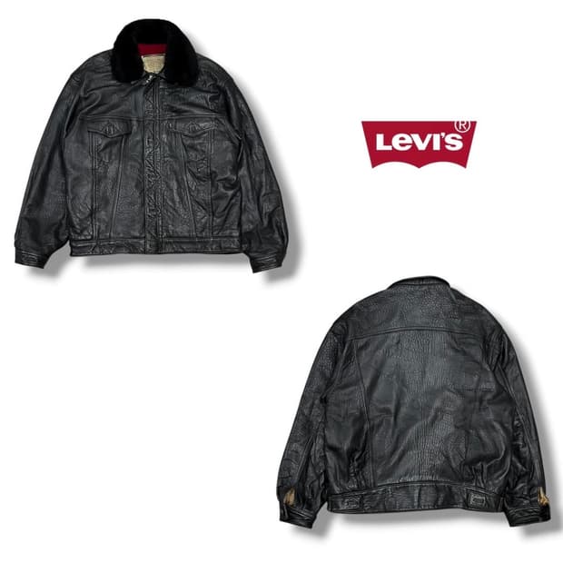 리바이스 A-2 레더자켓