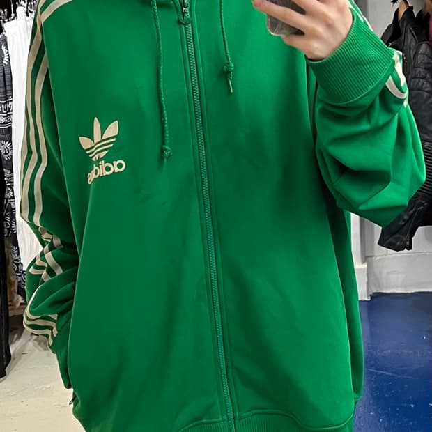 Adidas 아디다스 그린 후드집업