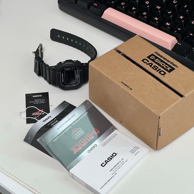 디스이즈네버댓 지샥 콜라보 시계