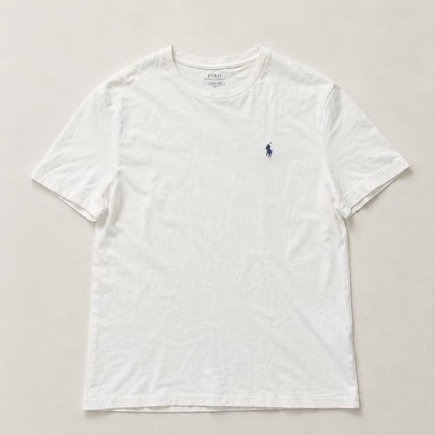 Polo 폴로 랄프로렌 화이트 라운드 반팔