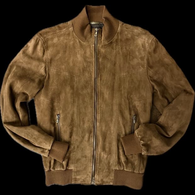 [48|레어|돌체앤가바나 브라운 스웨이드 블루종<2002fw>