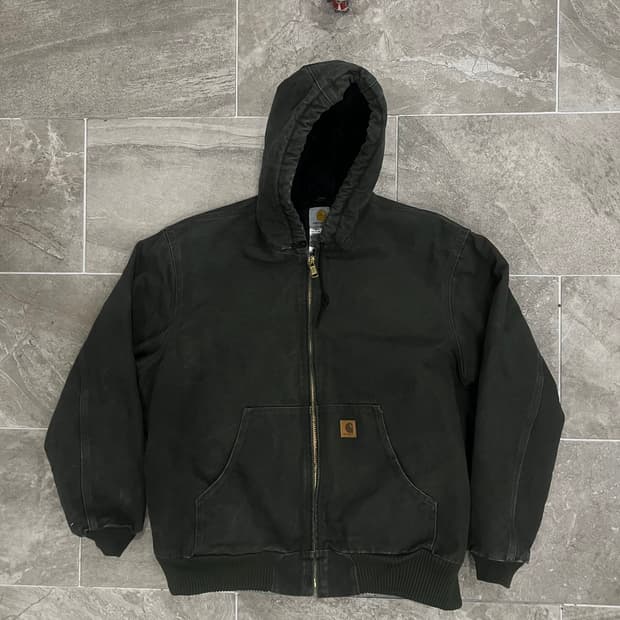 (XL) 칼하트 후드 덕 액티브 자켓 J130 MOS 모스그린