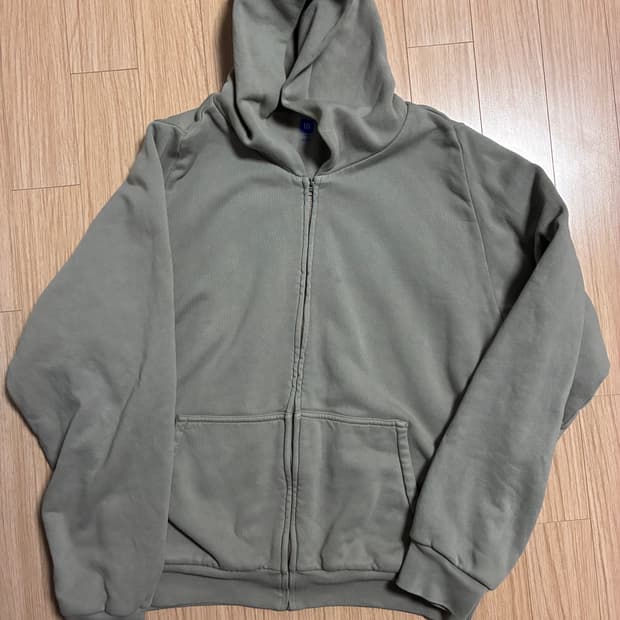 이지 후드집업 그레이 L