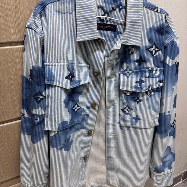 루이비통 워터컬러 데님셔츠