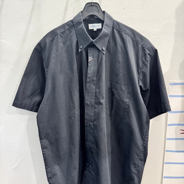 japan vintage 심플 반팔셔츠