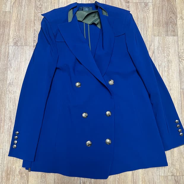 한섬 타임 더블 브레스티드 자켓