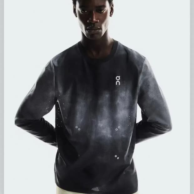 [XL] 온러닝 face mesh 롱슬리브 긴팔 블랙